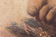 Rembrandt, Detail of Feremiab lamenting the Destrution of Ferusalem (mk33)